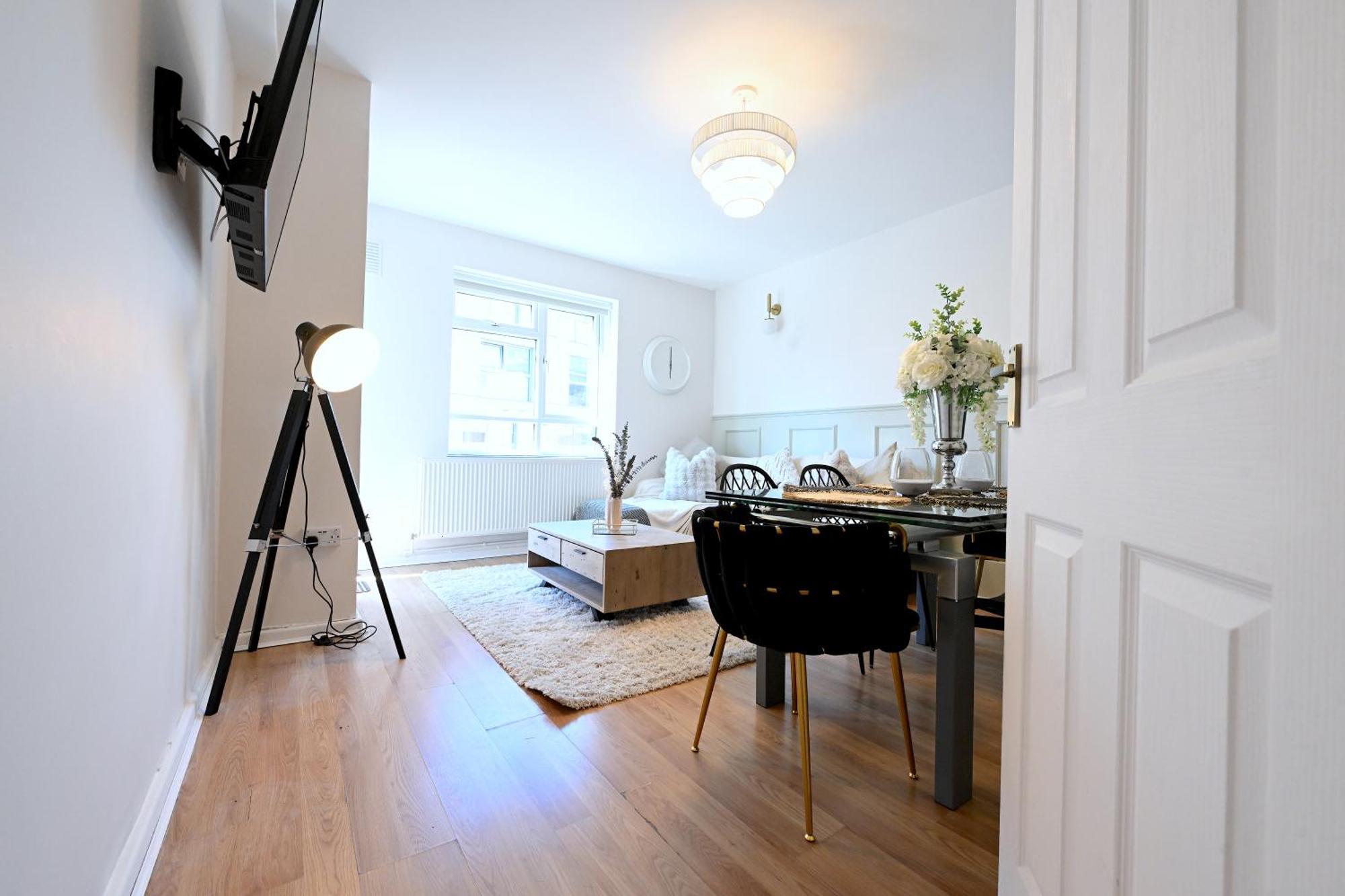 Appartement 3 Minutes To Tower Of Trendy Shoreditch Recently Refurbished 3 Bedrooms Sleeps 8 Londres